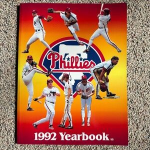 1992 Philadelphia Phillies Baseball Yearbook Never Opened